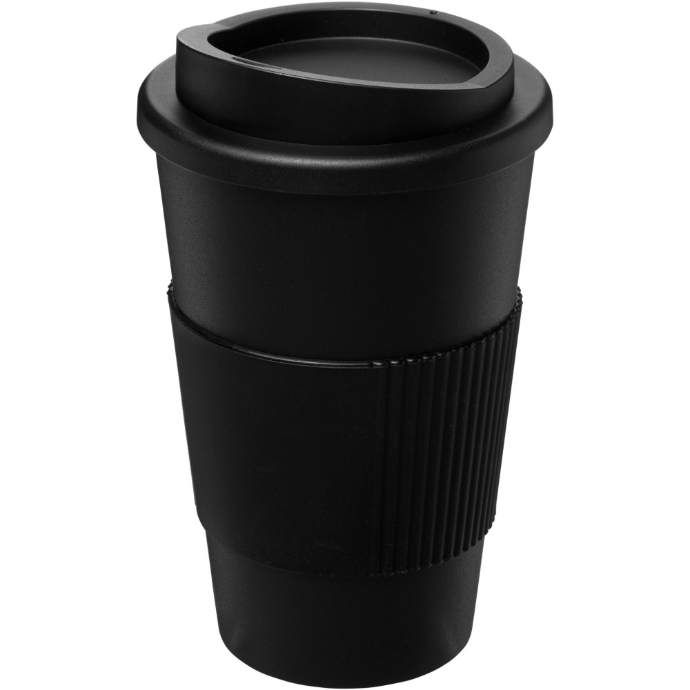 Logotrade promotional product picture of: Americano® 350 ml insulated tumbler with grip