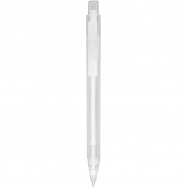 Logo trade corporate gifts picture of: Calypso frosted ballpoint pen