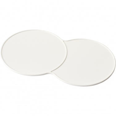 Logo trade promotional giveaway photo of: Sidekick plastic coaster