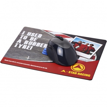 Logo trade promotional merchandise image of: Brite-Mat® mouse mat with tyre material
