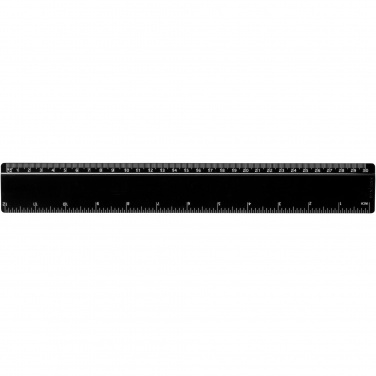Logo trade promotional items picture of: Terran 30 cm ruler from 100% recycled plastic