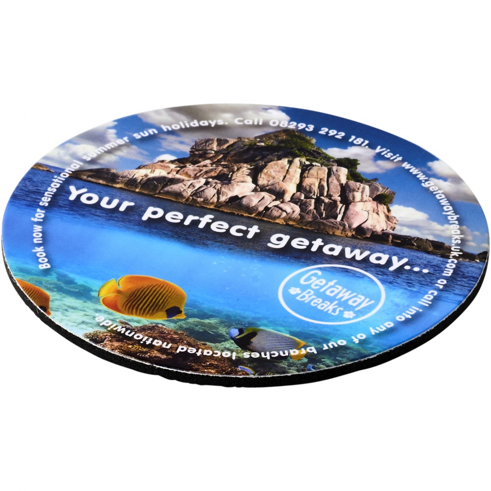 Logo trade corporate gifts image of: Q-Mat® round coaster