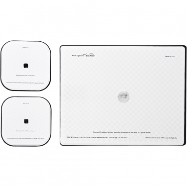 Logo trade promotional giveaways image of: Brite-Mat® mouse mat and coaster set combo 3