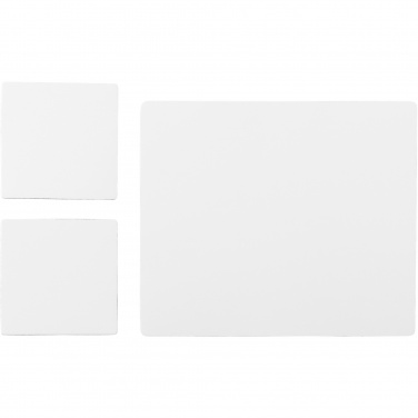 Logotrade promotional item image of: Q-Mat® mouse mat and coaster set combo 3