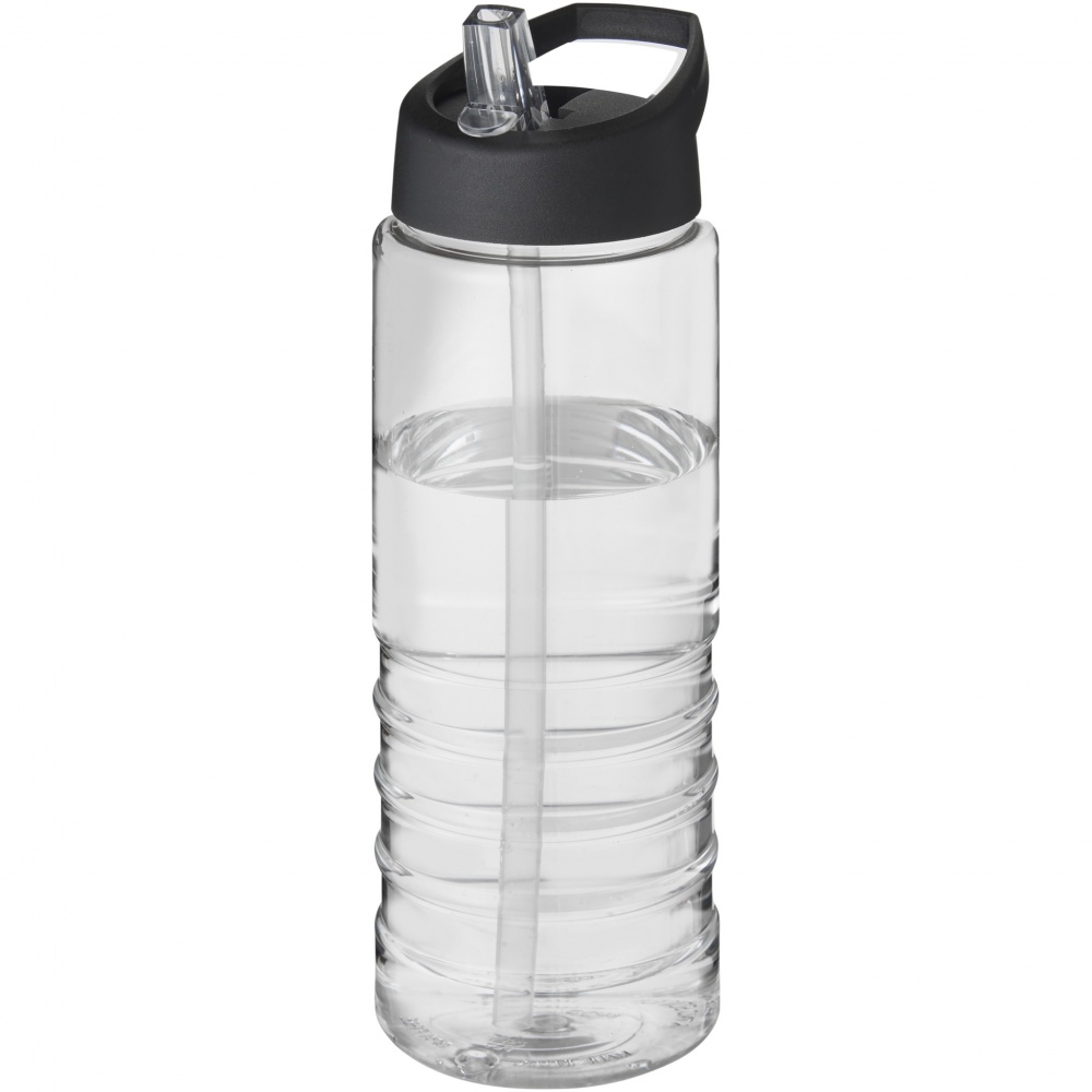 Logo trade promotional merchandise photo of: H2O Active® Treble 750 ml spout lid sport bottle