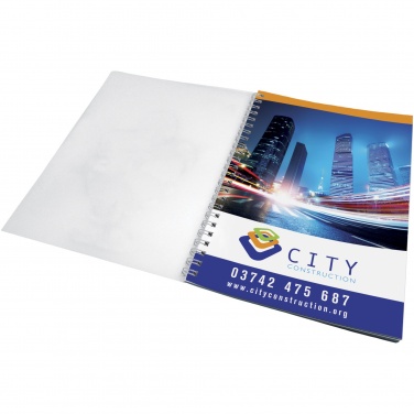 Logotrade promotional item picture of: Desk-Mate® wire-o A5 notebook PP cover
