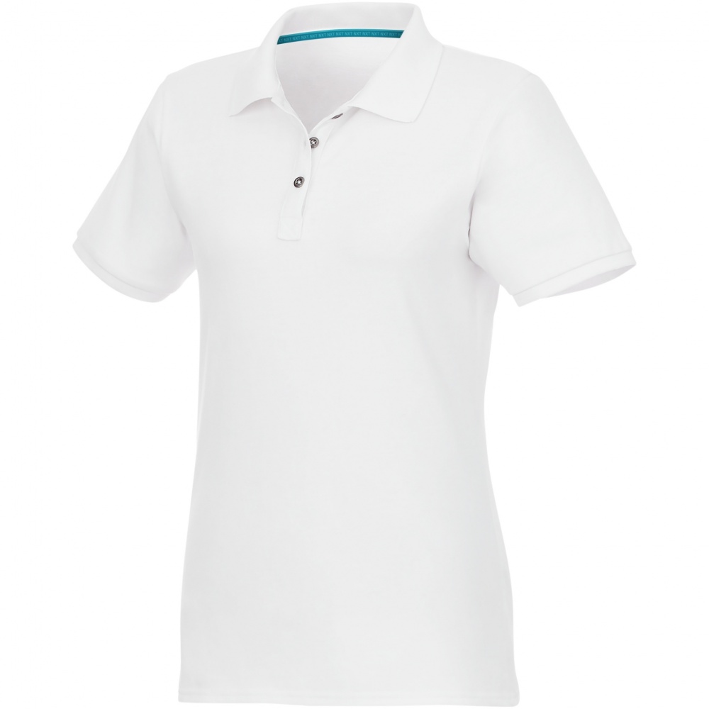 Logotrade promotional giveaway image of: Beryl short sleeve women's organic recycled polo