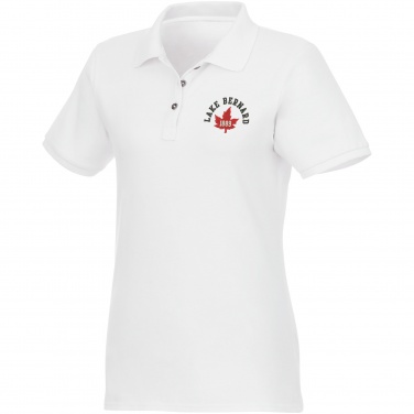 Logo trade promotional products image of: Beryl short sleeve women's organic recycled polo
