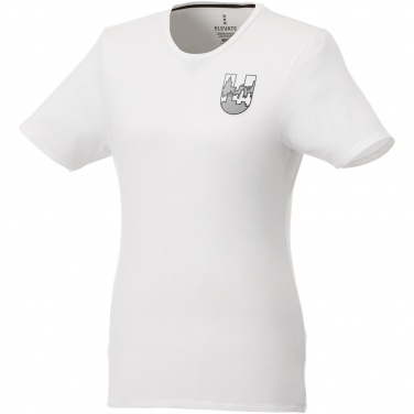 Logo trade promotional item photo of: Balfour short sleeve women's organic t-shirt