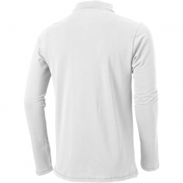 Logo trade promotional merchandise photo of: Oakville long sleeve men's polo