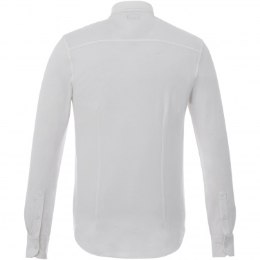 Logo trade promotional giveaway photo of: Bigelow long sleeve men's pique shirt
