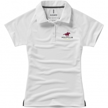 Logo trade corporate gifts image of: Ottawa short sleeve women's cool fit polo