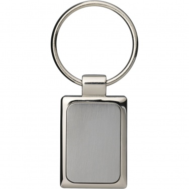 Logotrade advertising products photo of: Sergio rectangular metal keychain