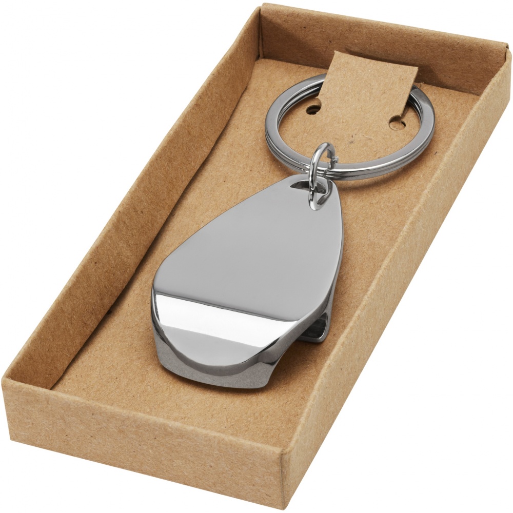 Logo trade promotional items picture of: Don bottle opener keychain