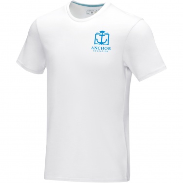 Logo trade promotional gifts image of: Azurite short sleeve men’s organic t-shirt