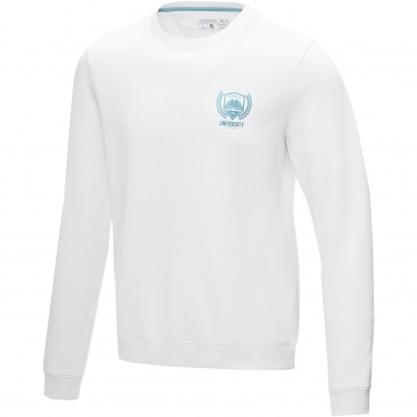 Logo trade promotional giveaways image of: Jasper men’s organic recycled crewneck sweater