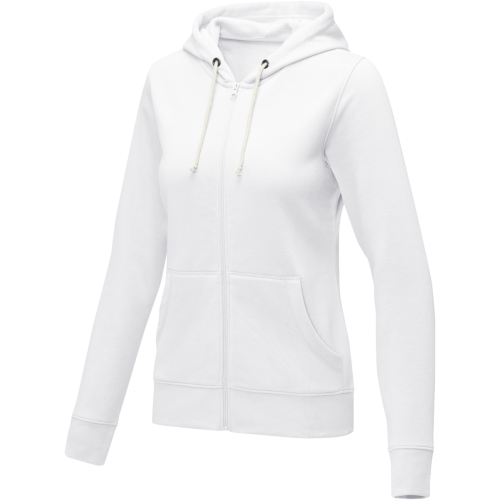 Logo trade advertising product photo of: Theron women’s full zip hoodie