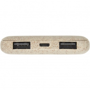 Logotrade promotional gift image of: Asama 5000 mAh wheat straw power bank