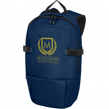 Logo trade promotional merchandise image of: Baikal 15" GRS RPET laptop backpack 8L