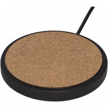 Logotrade promotional product image of: Kivi 10W limestone/cork wireless charging pad