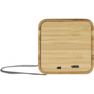 Logo trade promotional merchandise image of: Arcana bamboo Bluetooth® speaker