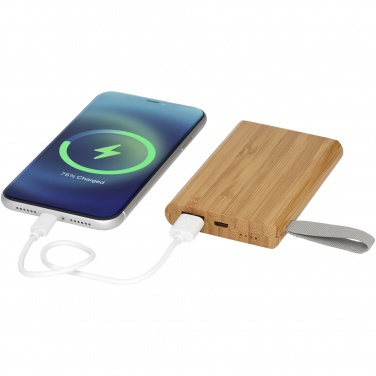 Logotrade advertising product image of: Tulda 5000 mAh bamboo power bank