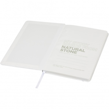 Logo trade promotional gifts picture of: Breccia A5 stone paper notebook