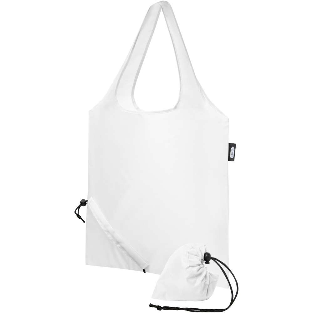 Logo trade advertising products picture of: Sabia RPET foldable tote bag 7L