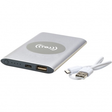 Logo trade promotional item photo of: Juice 4000mAh wireless power bank 