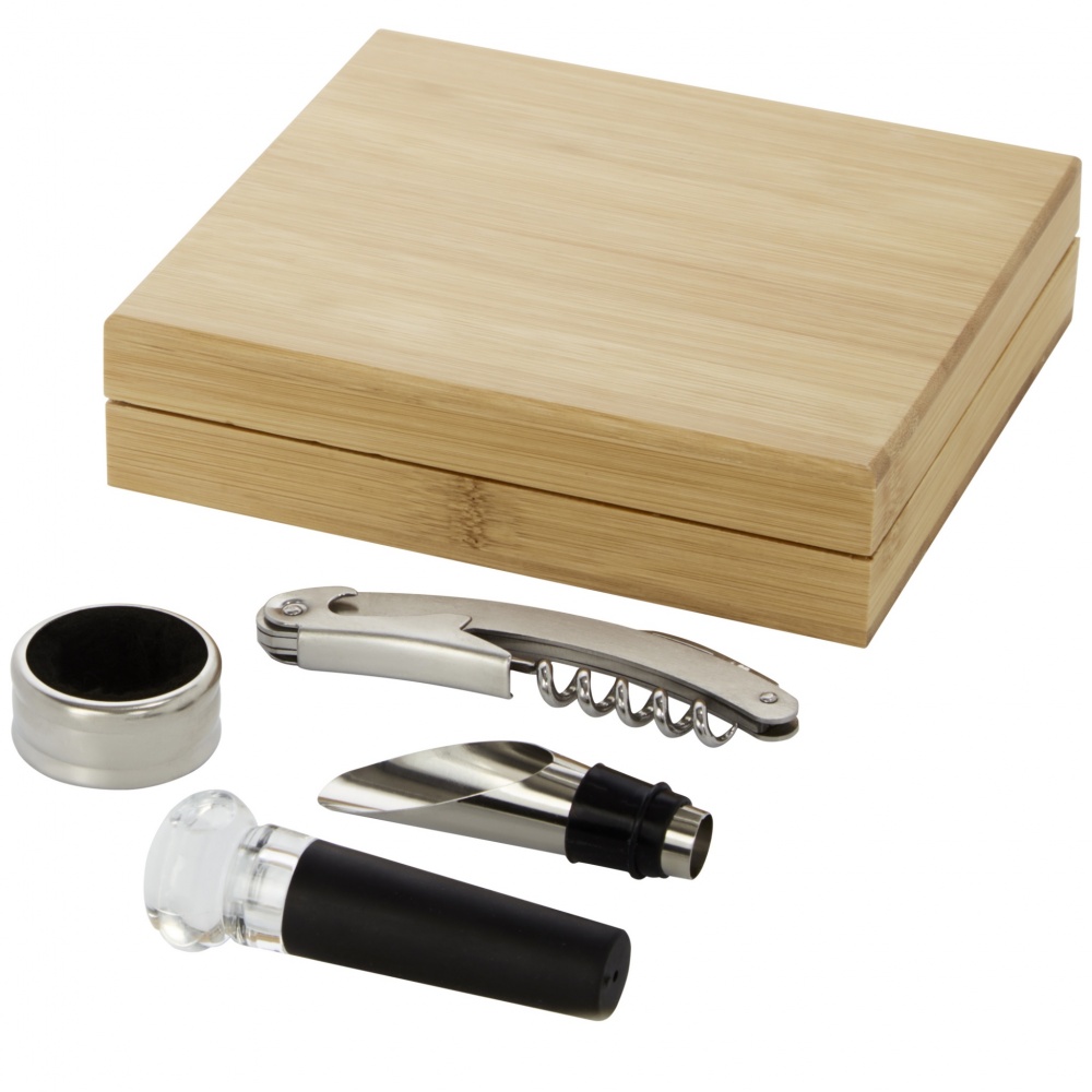 Logo trade promotional giveaway photo of: Syrat 4-piece wine set