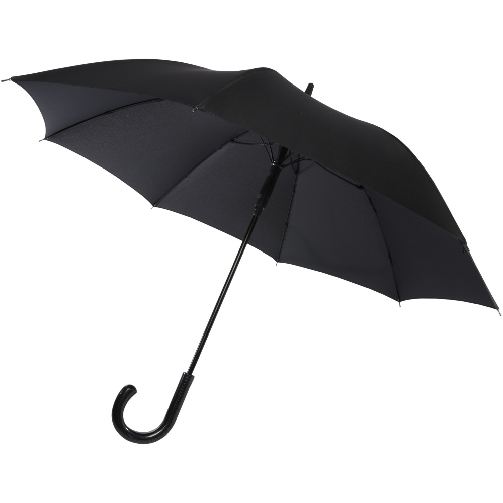 Logo trade corporate gift photo of: Fontana 23" auto open umbrella with carbon look and crooked handle