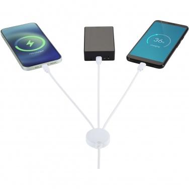 Logotrade promotional product picture of: Pure 5-in-1 charging cable with antibacterial additive