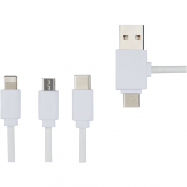 Logo trade promotional items picture of: Pure 5-in-1 charging cable with antibacterial additive
