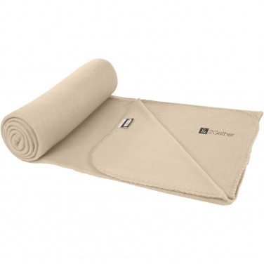 Logo trade promotional gift photo of: Willow GRS RPET polar fleece blanket