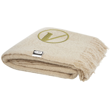 Logotrade promotional merchandise image of: Ivy GRS certified RPET blanket