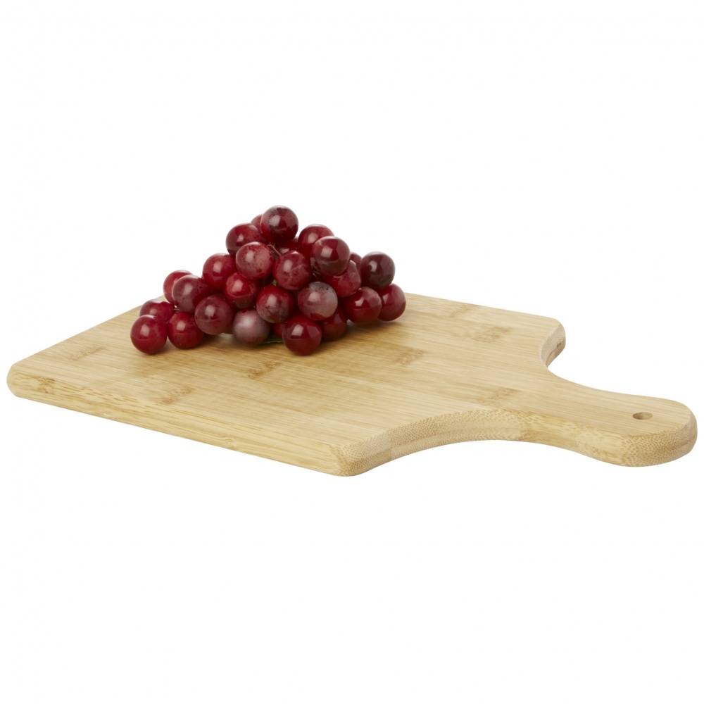 Logo trade promotional gifts image of: Quimet bamboo cutting board