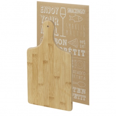 Logo trade promotional merchandise image of: Quimet bamboo cutting board