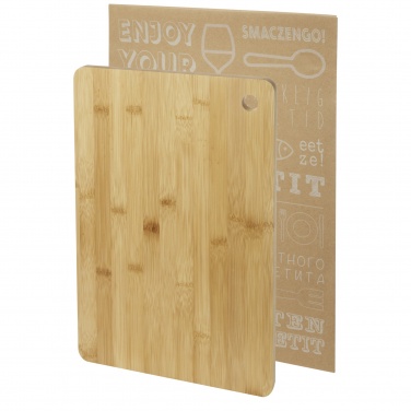 Logo trade promotional items image of: Harp bamboo cutting board