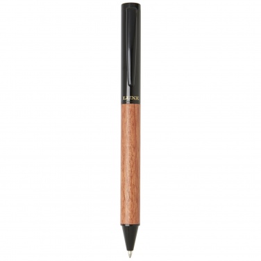 Logo trade promotional merchandise image of: Timbre wood ballpoint pen