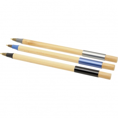 Logo trade promotional merchandise photo of: Kerf 3-piece bamboo pen set