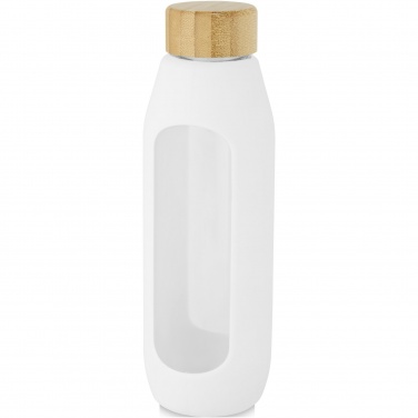 Logotrade promotional merchandise picture of: Tidan 600 ml borosilicate glass bottle with silicone grip