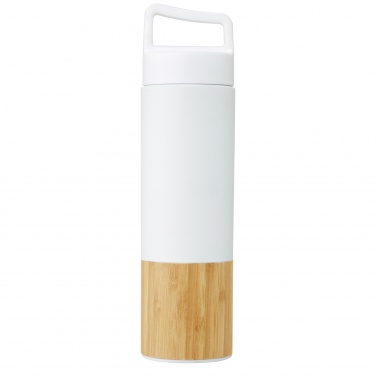 Logotrade business gift image of: Torne 540 ml  stainless steel bottle with bamboo outer wall