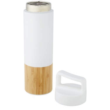 Logotrade corporate gift image of: Torne 540 ml  stainless steel bottle with bamboo outer wall