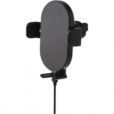 Logo trade promotional merchandise photo of: Pilot 15W wireless automatic car charger 