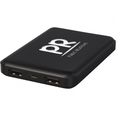 Logotrade promotional giveaways photo of: Gleam 5000 mAh ultra slim light-up power bank