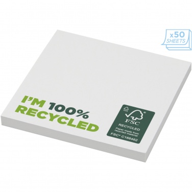 Logo trade promotional giveaways image of: Sticky-Mate® recycled sticky notes 75 x 75 mm