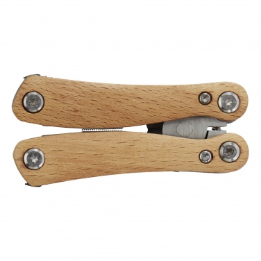 Logotrade promotional gift picture of: Anderson 12-function medium wooden multi-tool