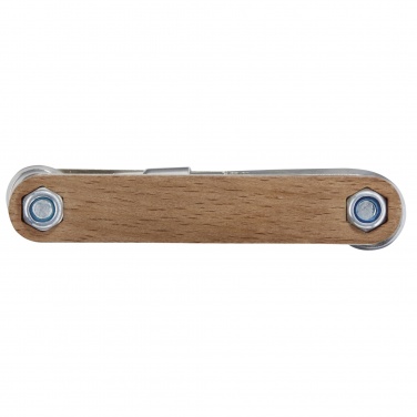 Logo trade promotional merchandise image of: Fixie 8-function wooden bicycle multi-tool