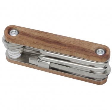 Logo trade promotional items image of: Fixie 8-function wooden bicycle multi-tool