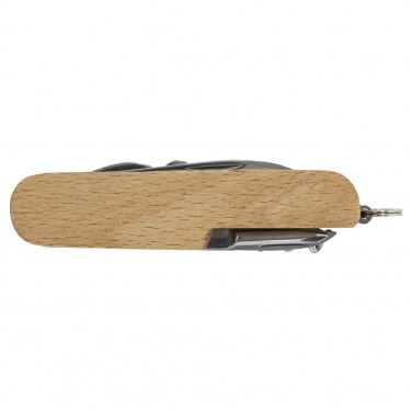 Logo trade promotional items image of: Richard 7-function wooden pocket knife